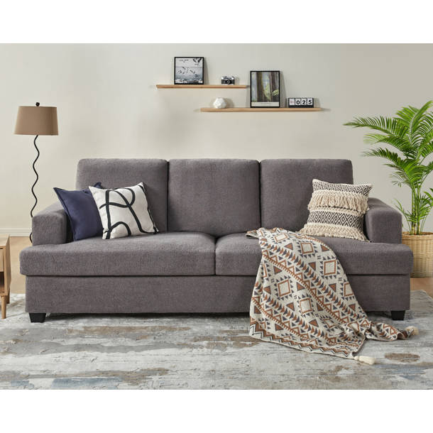 Wade Logan® Boileau 97" 3 Seat Large Sofa & Reviews | Wayfair